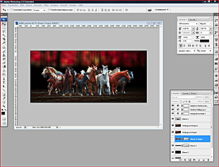Arbeit mit Photoshop
